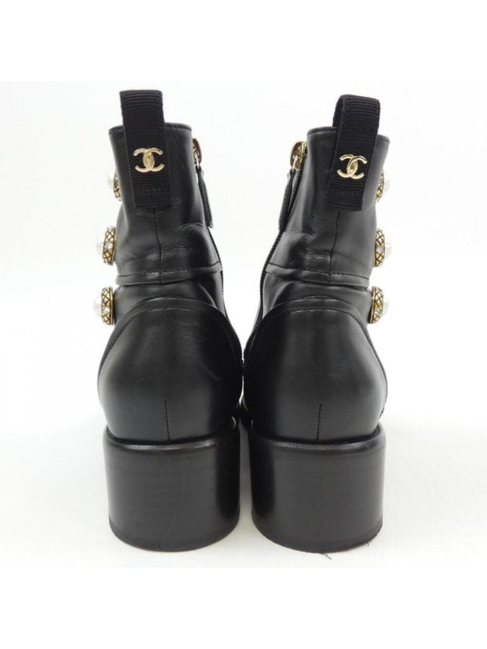 Chanel Boots Lambskin Black - Picture 5 of 6